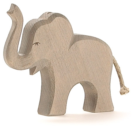 Elefant klein trompetend