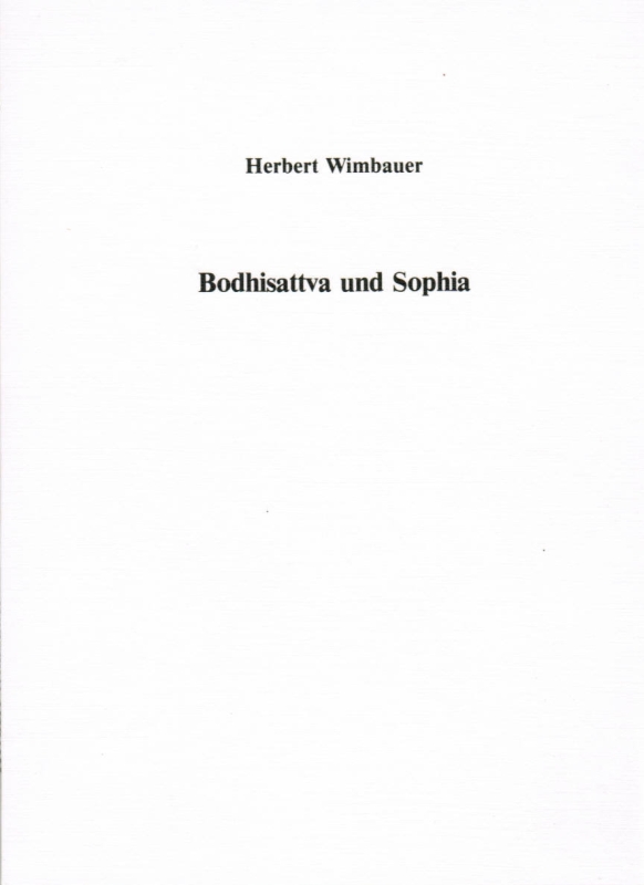 Bodhisattva und Sophia