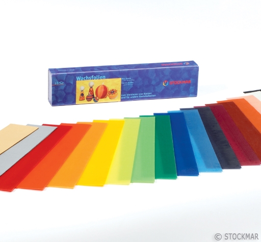 Stockmar Wachsfolien 20x4 cm - 18 Farben